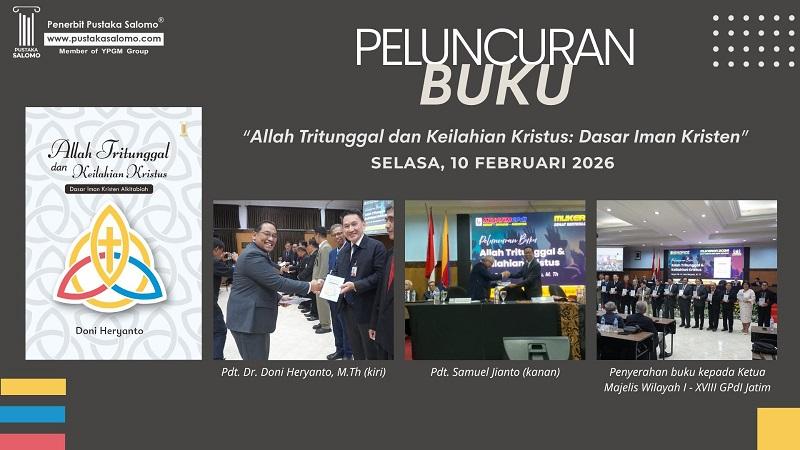 Launching Buku Teologi Kristen: Allah Tritunggal dan Keilahian Kristus di Mukerda GPdI Jawa Timur 2026